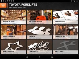 Toyota Forklifts Affiche