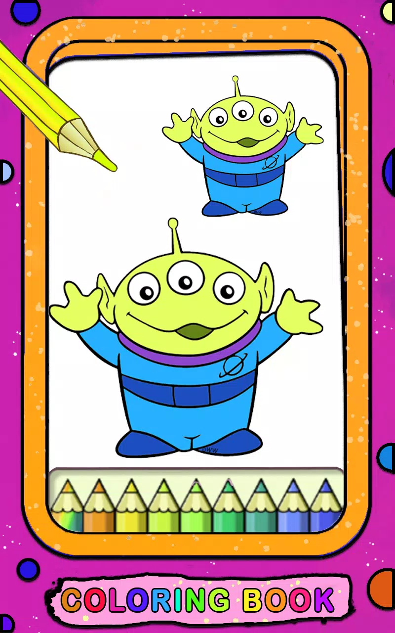 Toy Story Alien Coloring Page