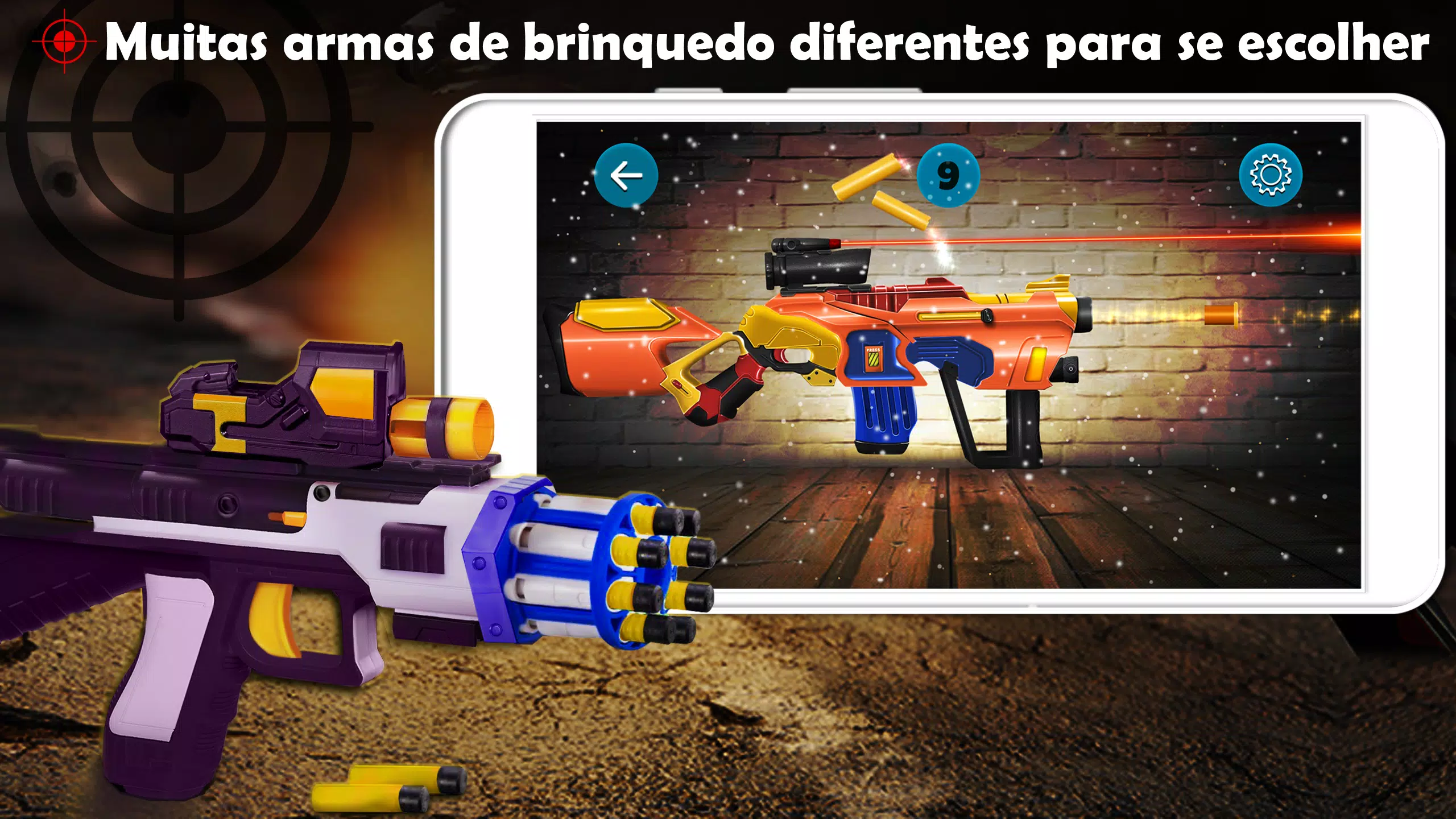 Download do APK de Jogo de armas de brinquedo nerf 2 para Android
