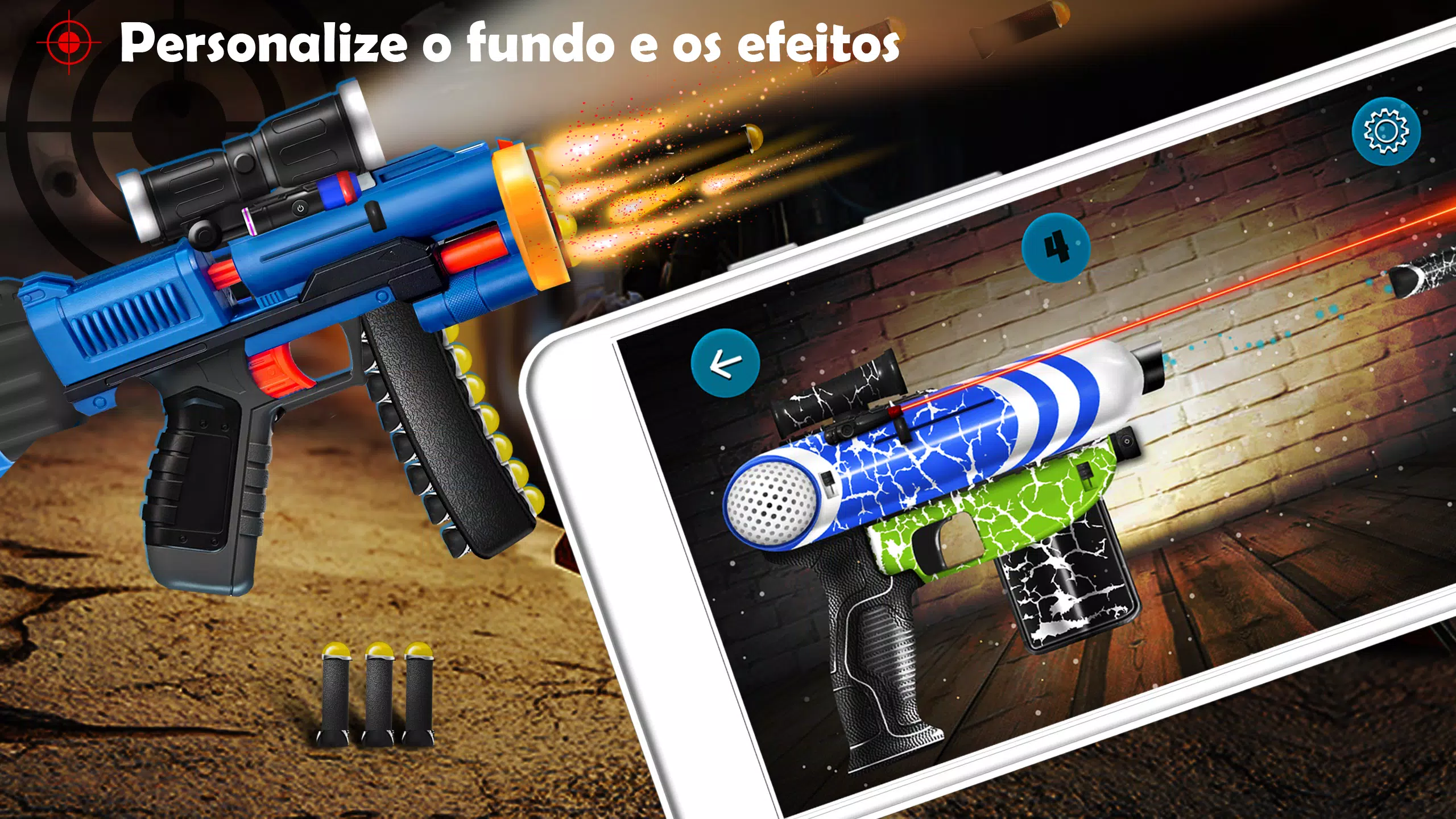 Download do APK de Jogo de armas de brinquedo nerf 2 para Android