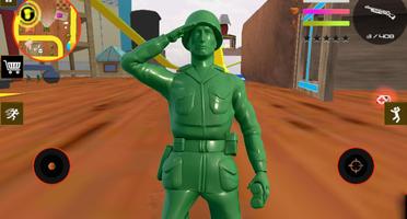 Army Men Toy Squad Survival War Shooting Crime الملصق
