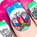 Nail Salon Coloriage Book-design ongles APK