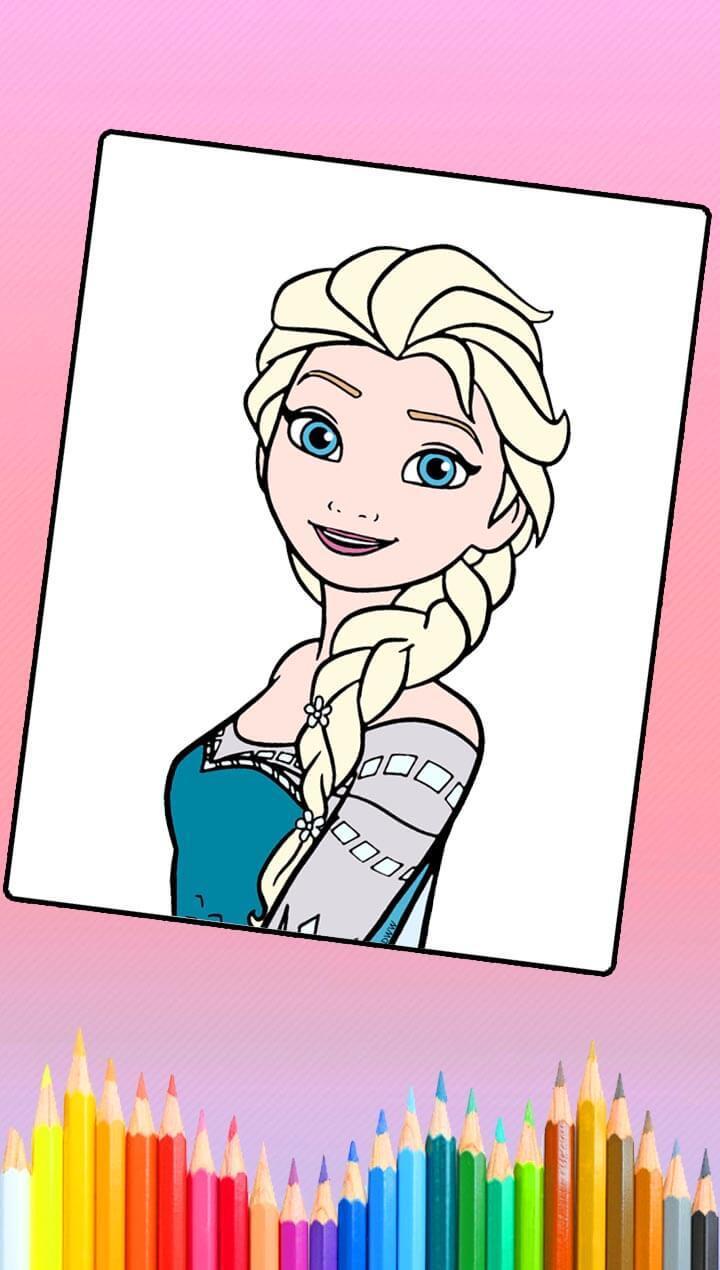 Snow Queen Coloring Book For Android Apk Download - snow queen smile roblox