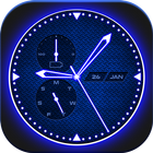 Analog Clock Live Wallpaper أيقونة