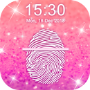 Schittert Vingerafdruk Slot Scherm-APK
