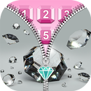 Ecran de Verrouillage Fermeture Eclair Diamant APK