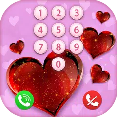 Heart Caller Screen Dialer Theme APK download