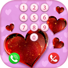 Heart Caller Screen Dialer Theme icon