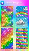 Sequin Flip Live Wallpaper Rainbow اسکرین شاٹ 1