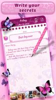 Pink Diary with Lock Password পোস্টার