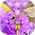 Purple Flower Zipper Locker icon