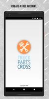 Truck Parts Cross Poster