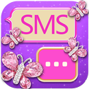 فراشة الماس الرسائل القصيرة الموضوعات APK