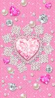 Diamond Hearts Wallpaper poster