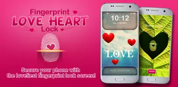 Fingerprint Love Heart Lock Screen Prank