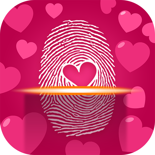 Fingerprint Love Heart Lock Screen Prank