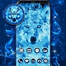 الذئب الأزرق موضوع APK