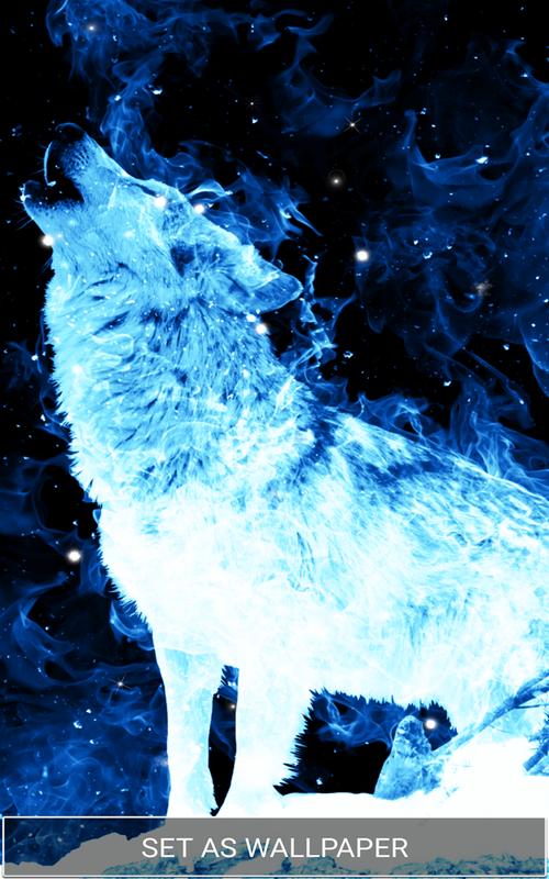 ロイヤリティフリー狼 壁紙 イラスト 最高の花の画像