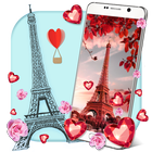 Paris Romantico Fondo Animado icono