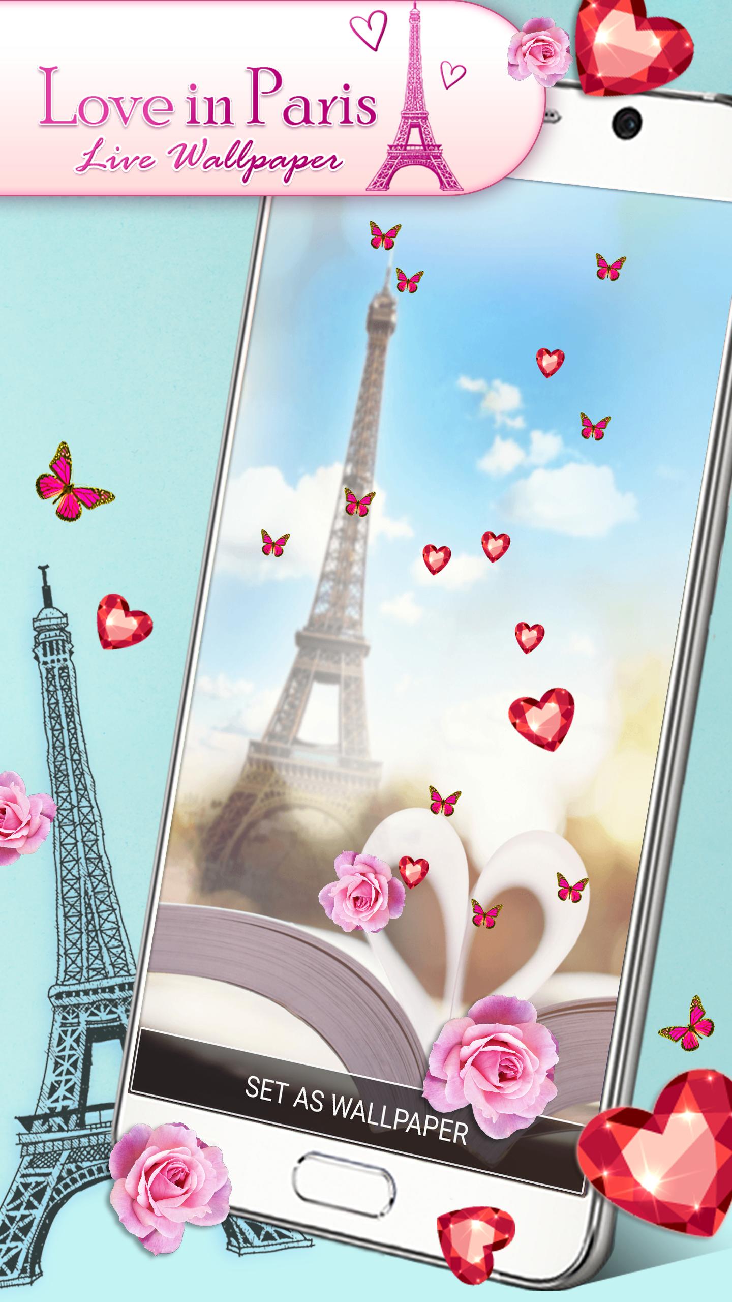 Love in Paris Live Wallpaper APK for Android Download