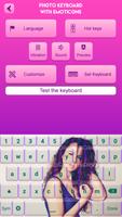 Photo Keyboard with Emoticons poster