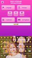 Photo Keyboard with Emoticons স্ক্রিনশট 1