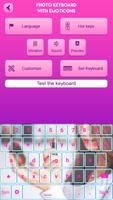 Photo Keyboard with Emoticons screenshot 3