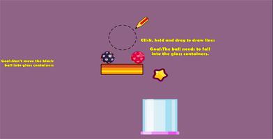 Red Ball Physics : Genius Brain ON Puzzles poster