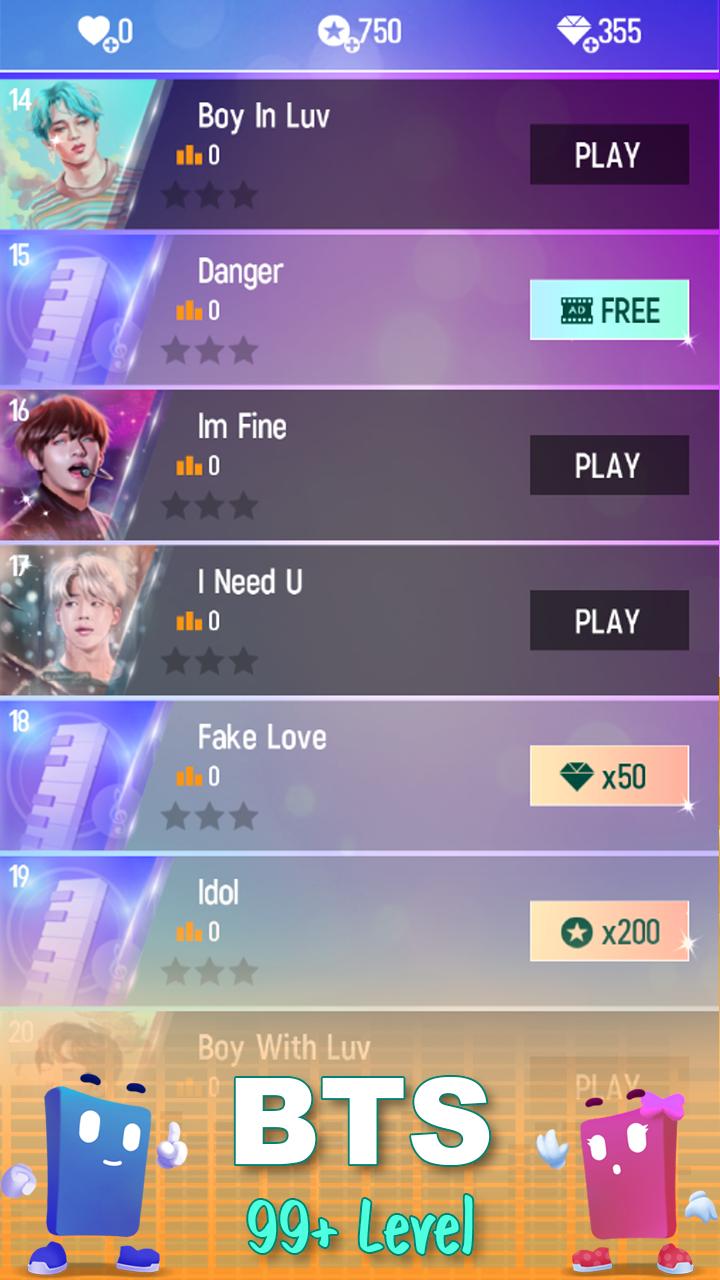 Bts N Tiles Kpop Magic Piano Idol Tiles Game 2020 For Android Apk Download