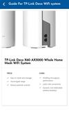 Guide TP-Link Deco WiFi system capture d'écran 1