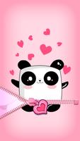 Cute Panda Zipper Lock penulis hantaran