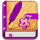 Glitter Diary for Girls icon