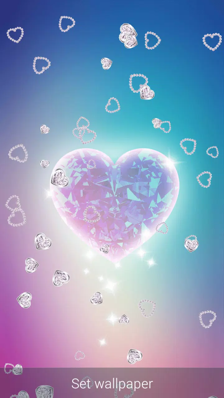 قلوب الماس خلفية متحركة APK للاندرويد تنزيل