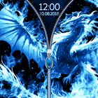Dragon Zipper Screen Locker icon