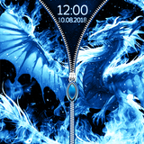 Dragon Zipper Screen Locker icon