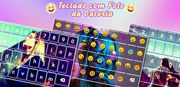 Teclado com Foto da Galeria