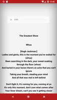 the greatest showman songs and lyrics screenshot 2