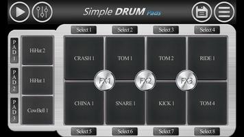 Simple Drum Pads captura de pantalla 3