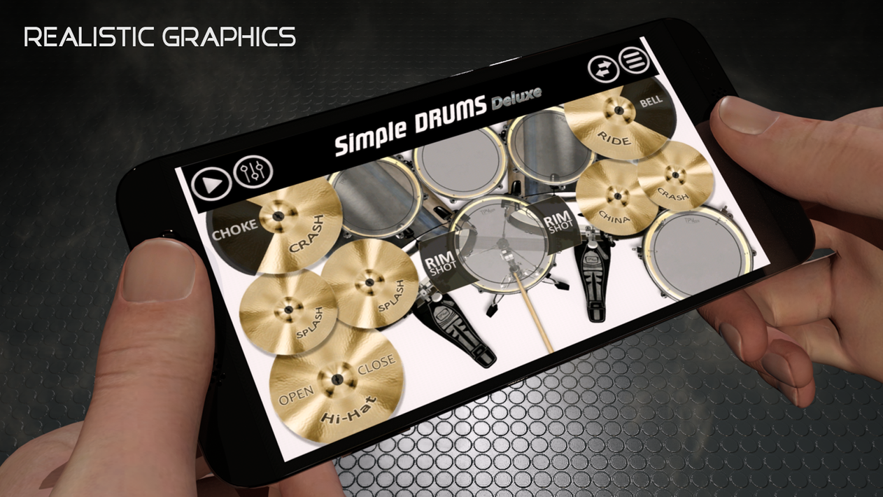 Simple Drums Deluxe screenshot 1
