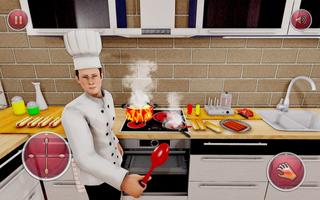 Virtual Chef Simulator Kitchen الملصق