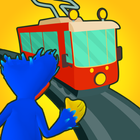 Tram Rush: Blue Monster 3D icône