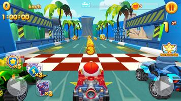 Robot Car Transform Racing Game Affiche