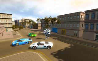 Transformer Robot Car Racing capture d'écran 1
