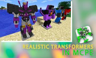 Mod transformers for Minecraft الملصق