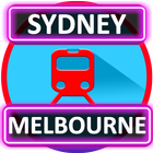 Sydney & Melbourne Transit App ikona