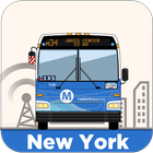 NYC Bus Time App أيقونة