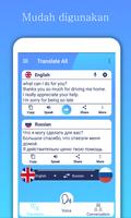Terjemahkan Semua Teks Penerjemah Percakapan Suara screenshot 2