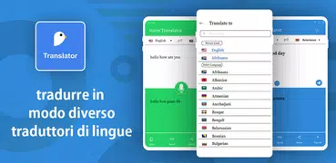 Traduci lingue diverse - Traduttori di fotocamere