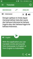Indonesian English Translator plakat