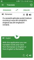 Romanian - English Translator (Free) Affiche